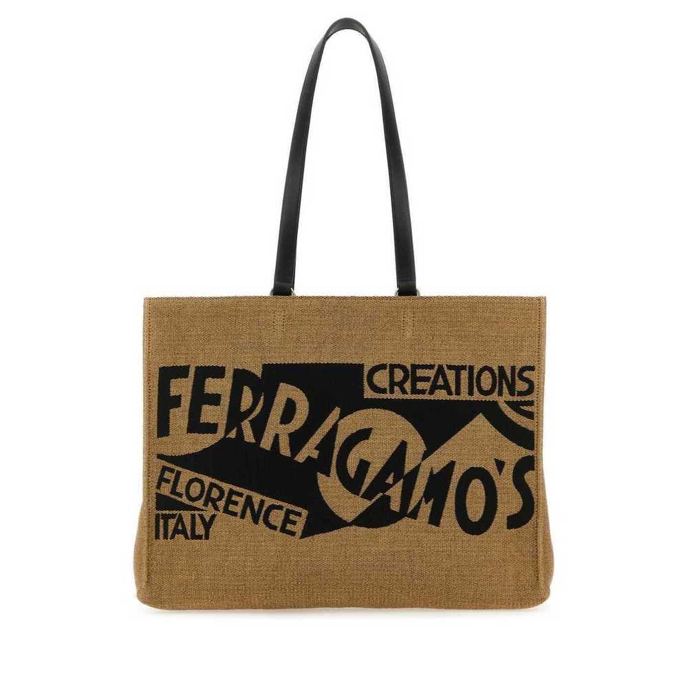 Ferragamo Autumn Winter Tote Bag Miele Nero